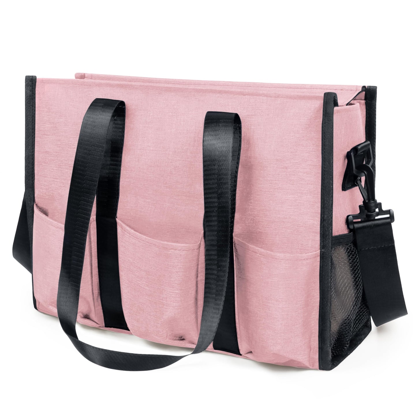 Tote Bag with Compartments Large Multi Pockets Tote Bag for Women & Men Work Tote Bags with Zipper Teacher Bag Nurse Bag