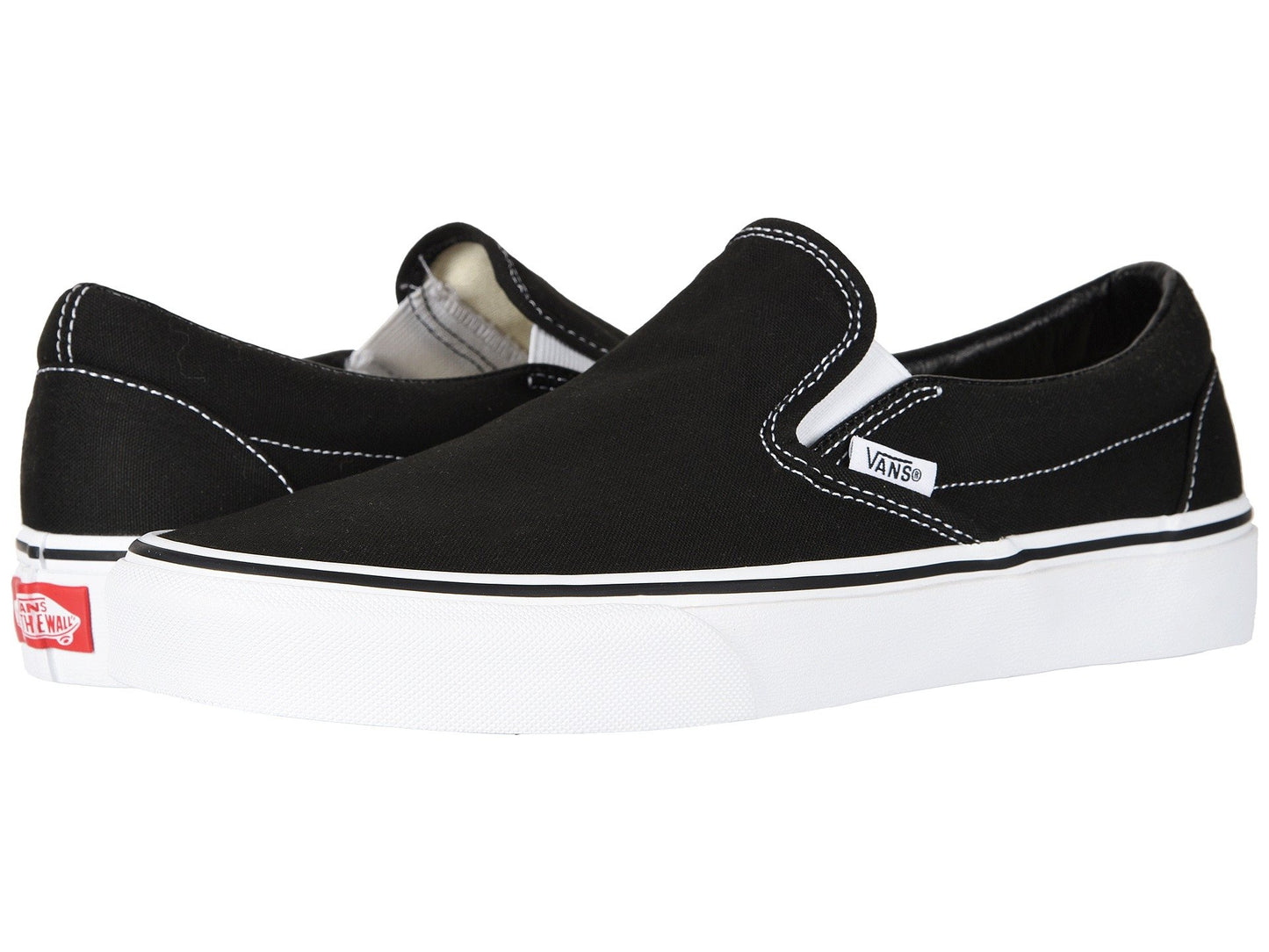 Vans Slip On Black/White 6.5 Women/5 Men