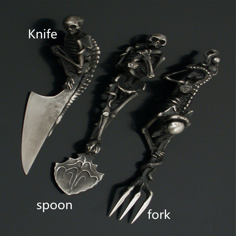 Funny Halloween Knife, Fork, and Spoon Set for Fashion