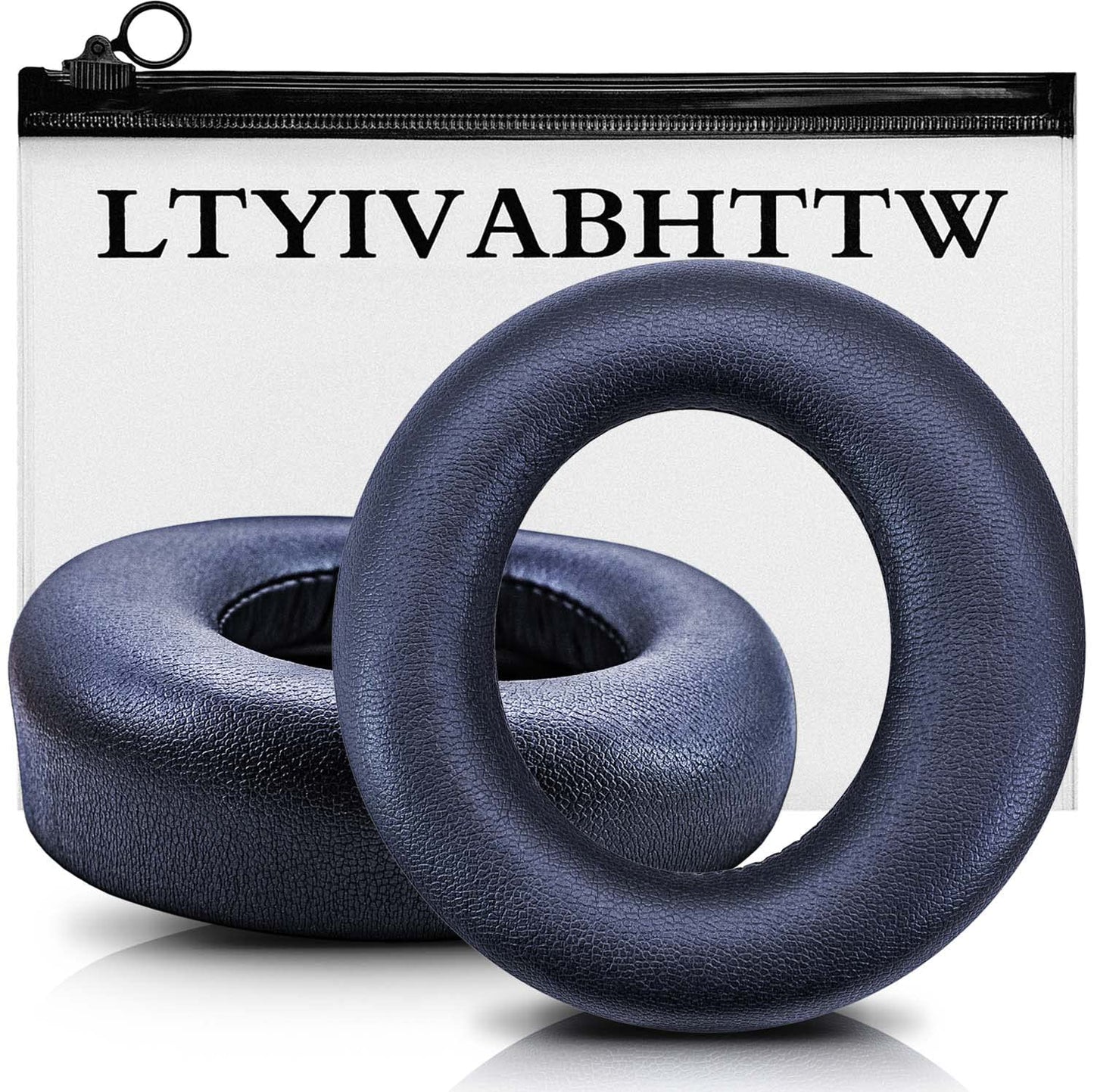 PS5 Earpads - Compatible with PS5 PlayStation 5 Pulse 3D Headset (Dark Blue Protein Leather)