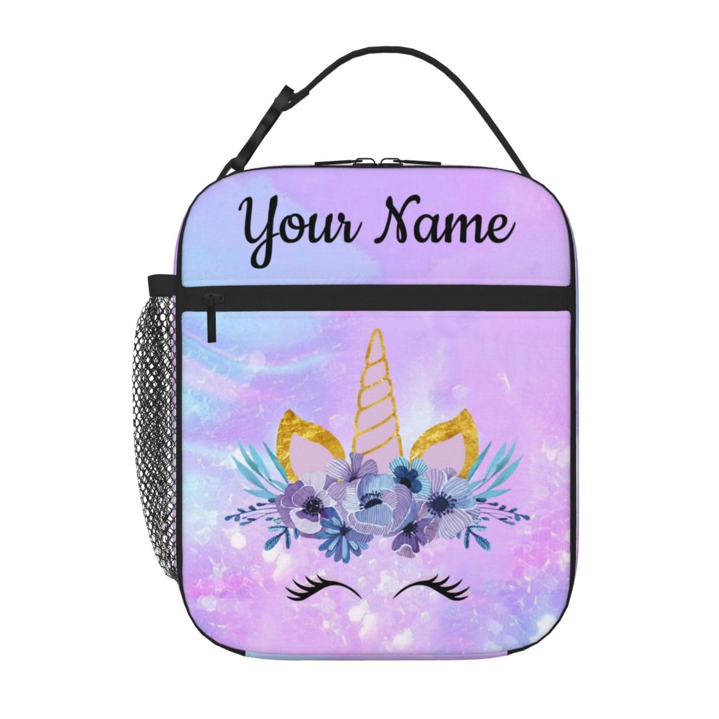 Personalized Lunch Bag for Women Men Custom Name Lunch Bags Customized Insulated Lunch Box Tote Bags Gifts for Work Picnic Travel