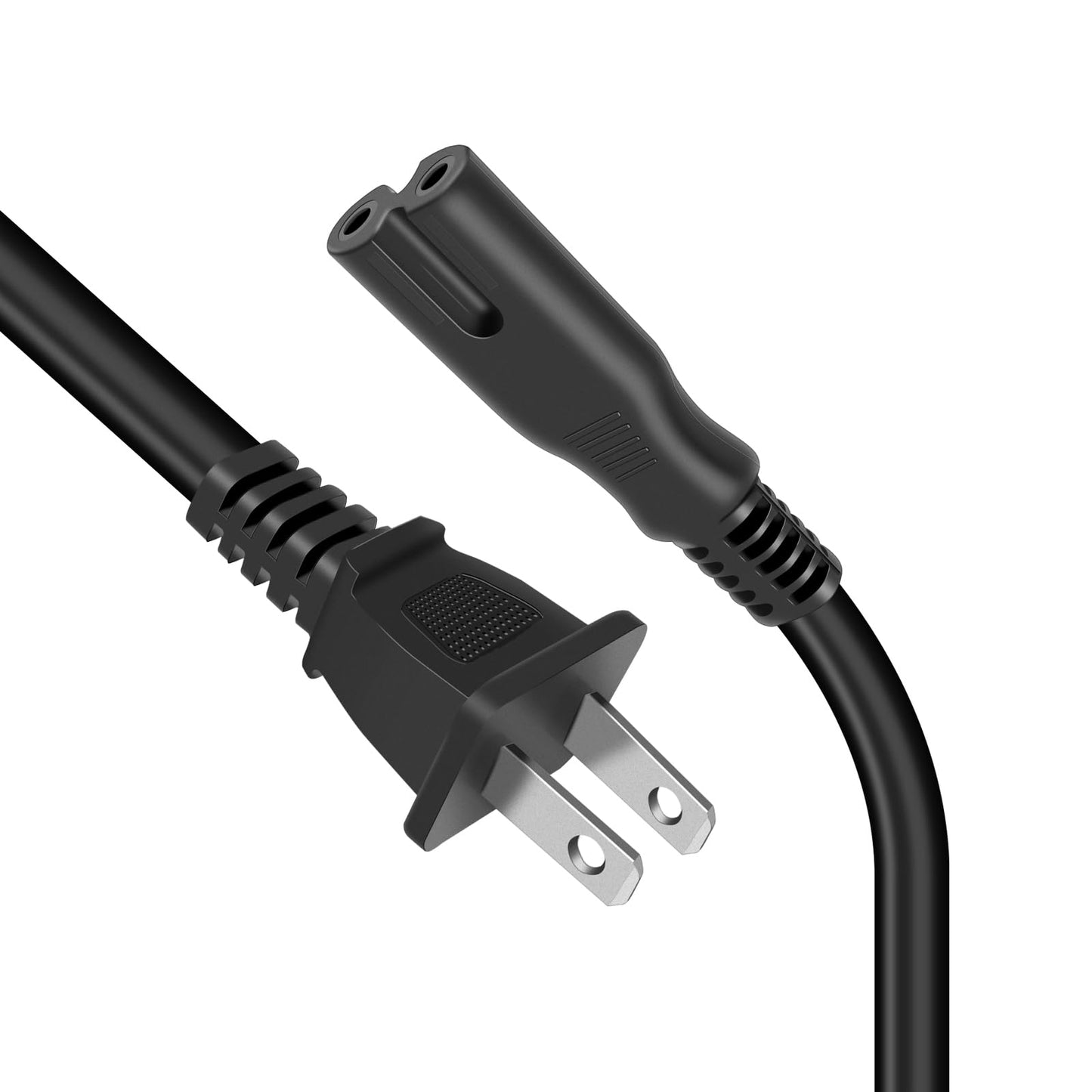 Power Cord Works with Microsoft Xbox Series S/Xbox Series X Xbox One S/Xbox One X Sony PS5/ PS4/ PS4 Slim / PS3 Slim &Super Slim PlayStation 5/4/3 Slim Game Console AC Power Cable Replacement-UL