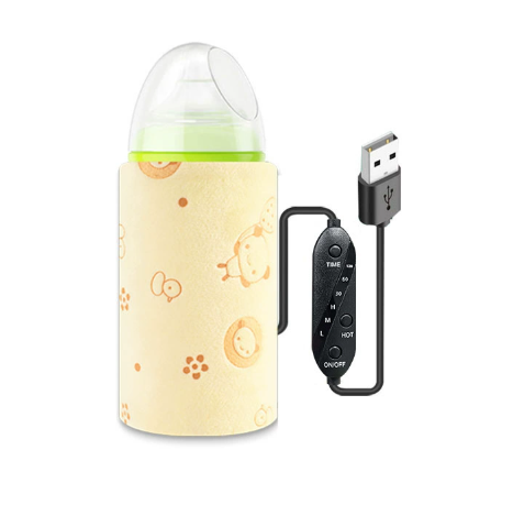 USB Bottle Warmer Sleeve for Baby Bottles