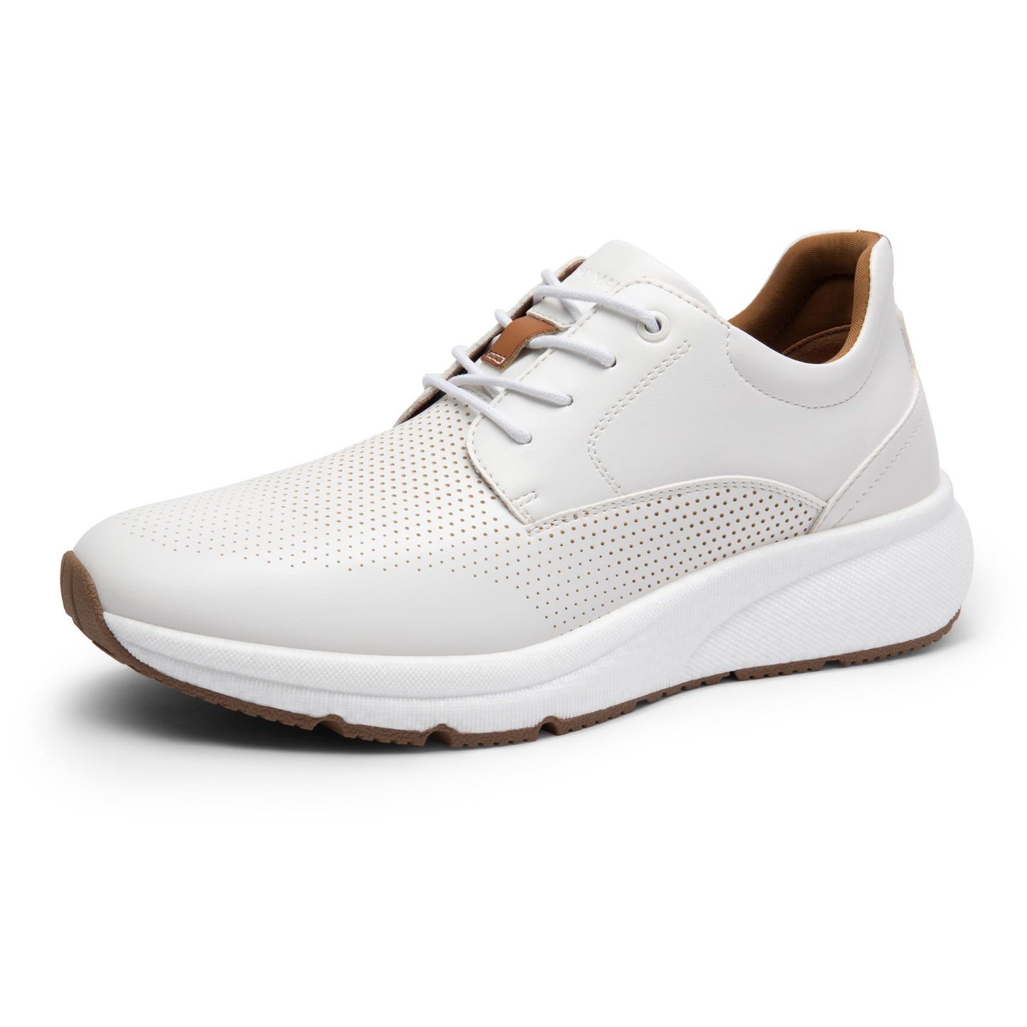 Bruno Marc Mens MaxFlex Dress Sneakers Casual Oxford Lace Up Formal ShoesSize 9WhiteBMUMOX2421