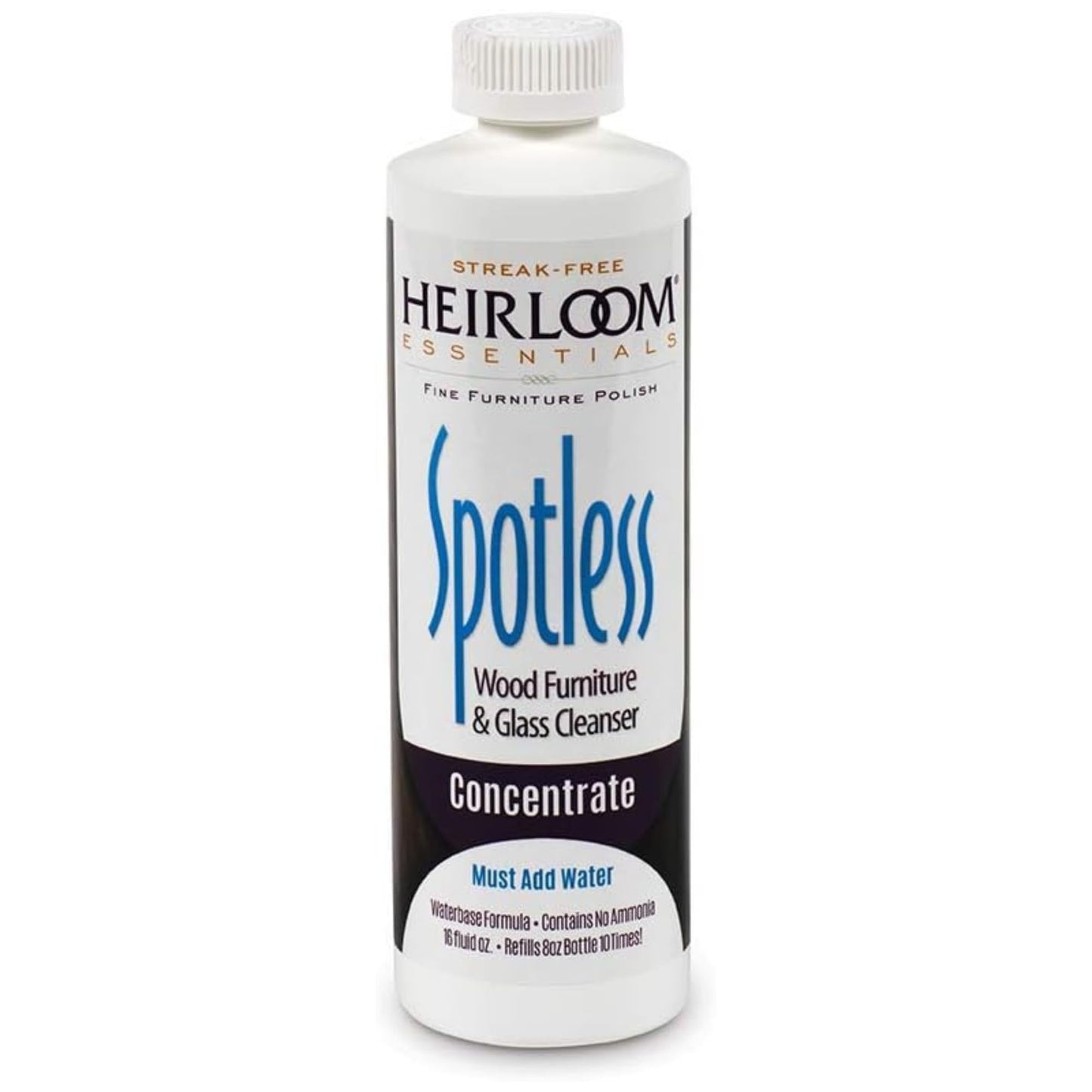 Heirloom Essentials Spotless Furniture & Glass Cleaner Concentrate