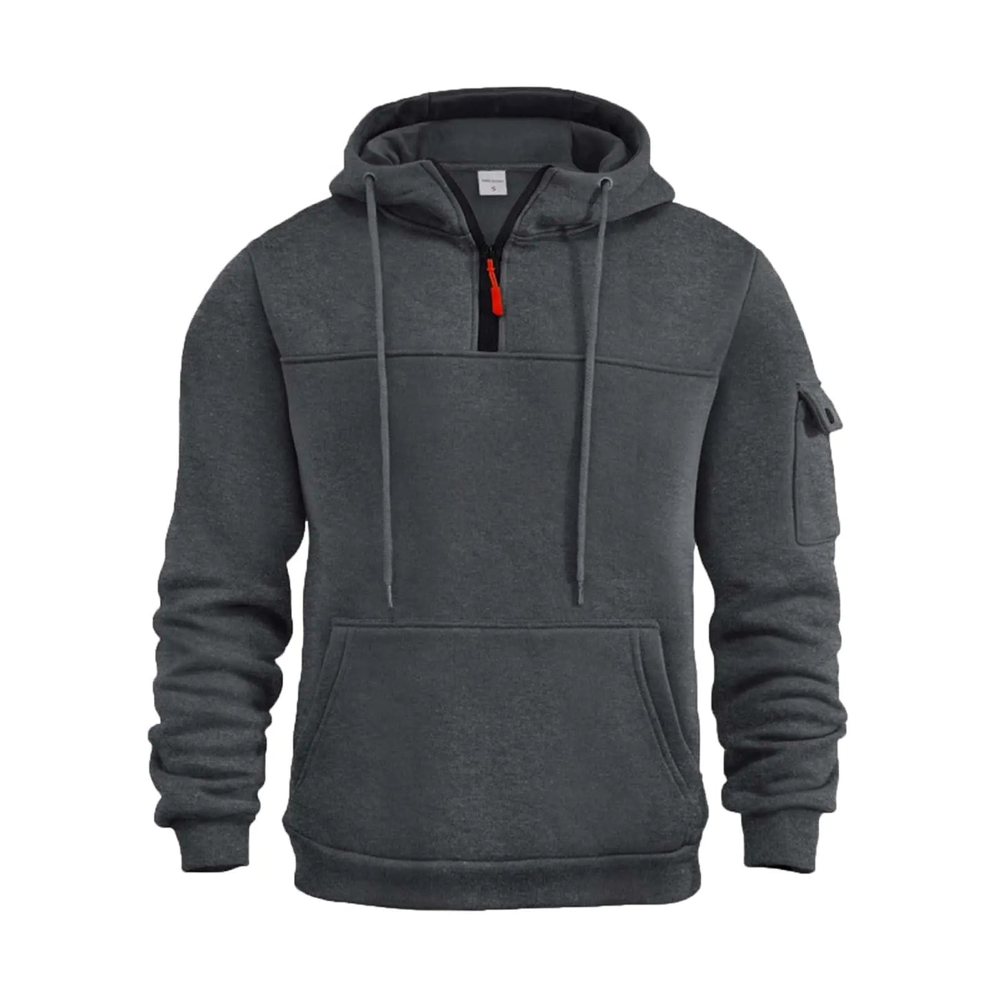 SHAOBGE Early Deals 2024 Camo Hoodie Men Hoodies For Men Y2K MenS Hoodies Quarter Zip Pullover Vintage Workout Running Active Hoodies With Pockets Sweatshirt 1-Dark Gray Xx-Large