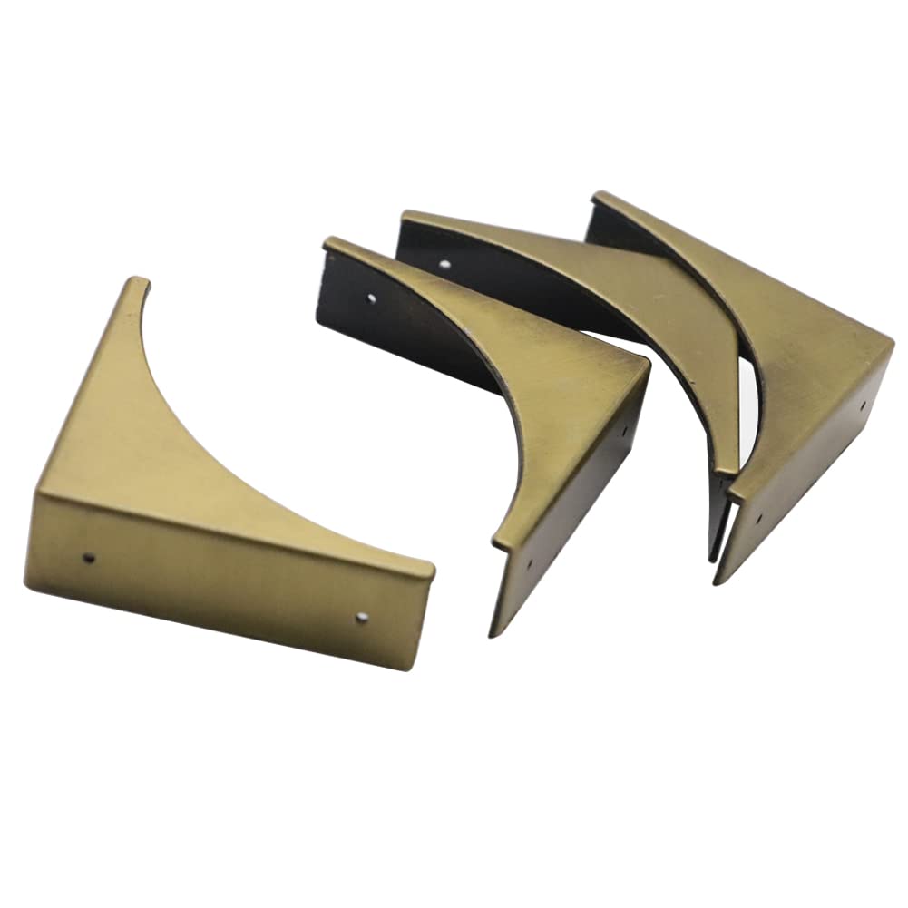 Metal Corner Guards for Furniture Haowei 4 Pcs Decorative Safety Angle Guard Edge Cover for Furniture - Multifunctional Hardware Accessories