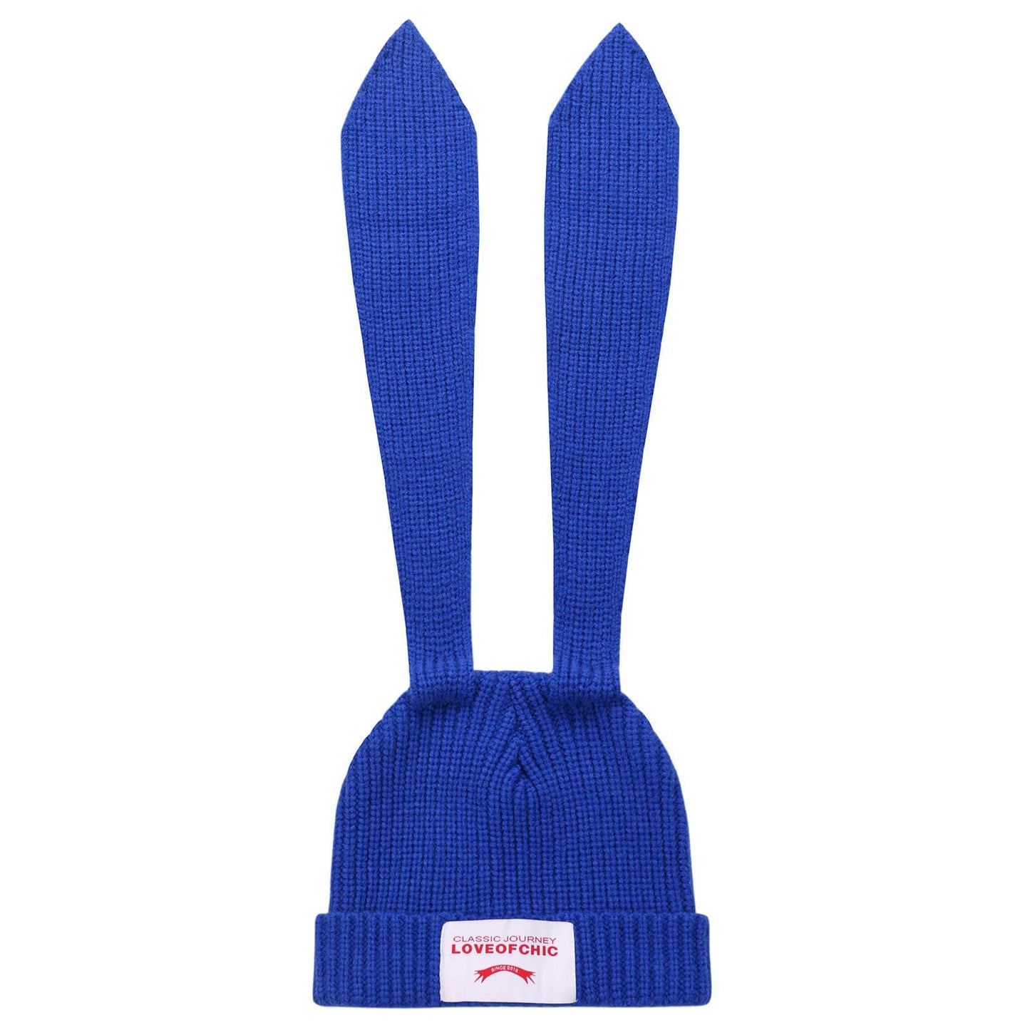 YIKOEE Women Beanie Bunny Hat: Knit Crochet Rabbit Beanies