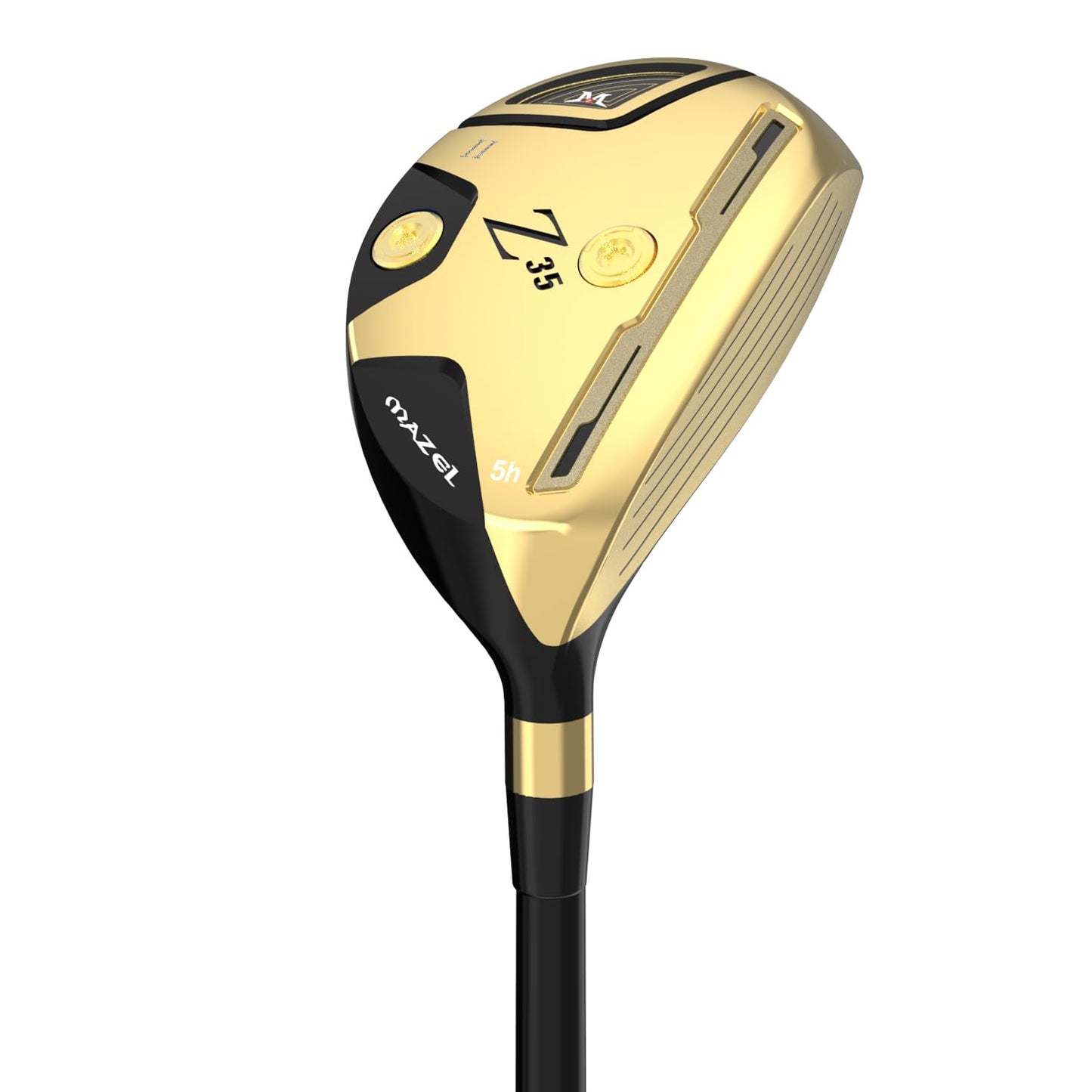 MAZEL Rescue Hybrid Golf Clubs for Men - 345 Hybrid for Right Handed GolfersRegular/Stiff Flex Graphite Shafts (Graphite(GoldZ35 II) 4 Hybrid Regular Right)