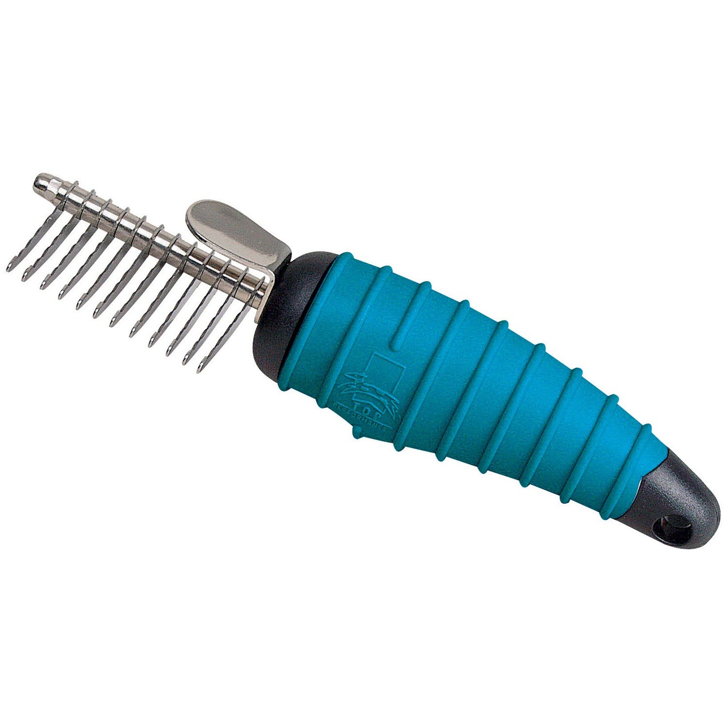 Master Grooming Tools Ergonomic Dematting Tools — Molded Tools for Grooming Dogs - 12-Blade Comb 6⅝"
