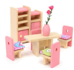 DIY Creative Miniature Wooden Furniture for Kids