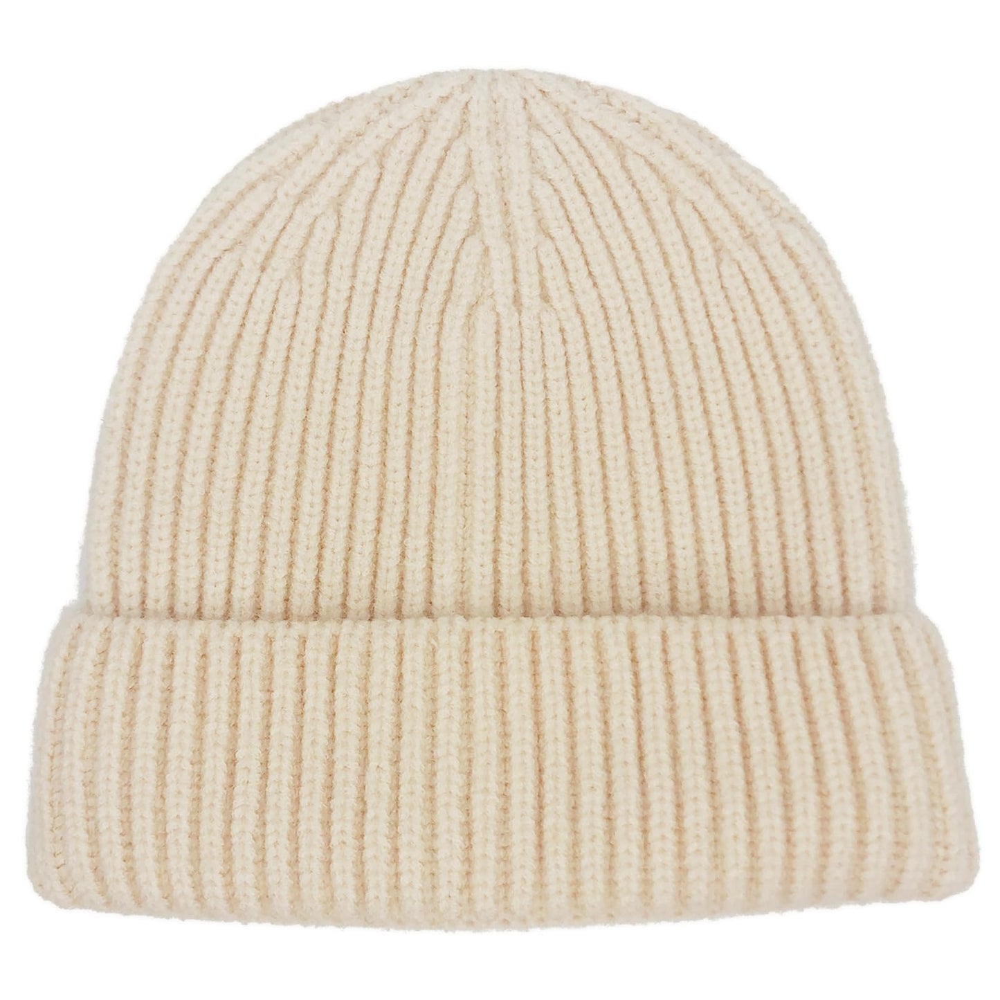 Toddler Beanie Baby Hat Boys Girls Beanies Wool Cuffed Warm Infant Kids Winter Hats Children Knit Caps Beige