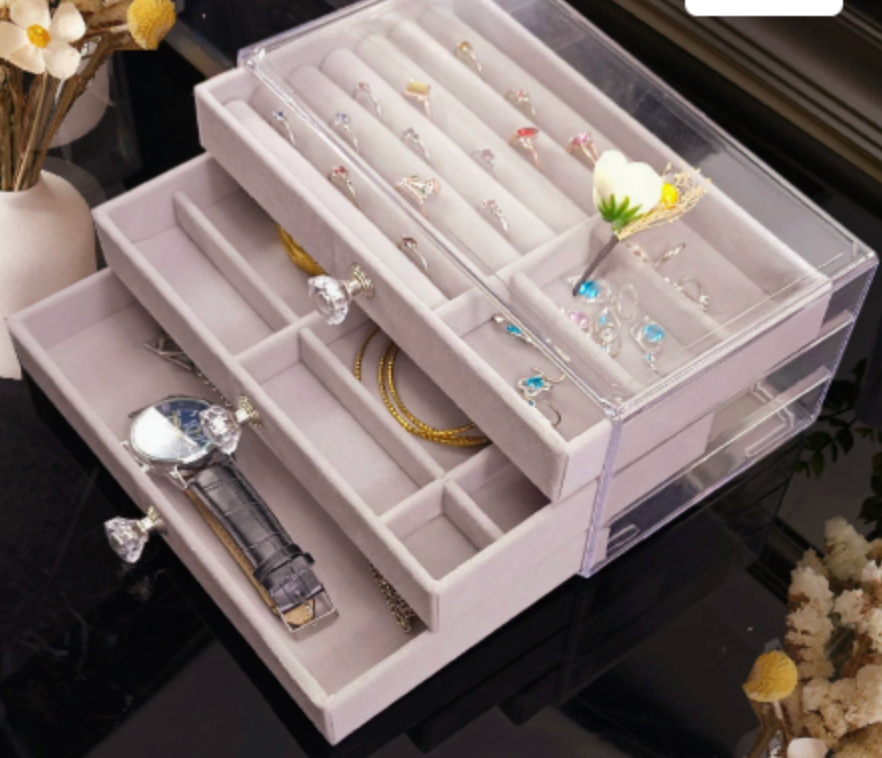 Three-Layer Jewelry Box