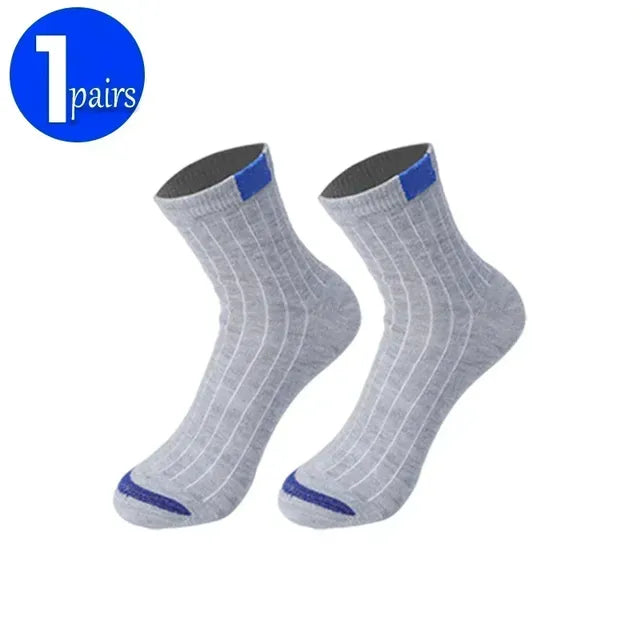Men's Bamboo Fiber Sports Socks, Breathable & Odor-Free