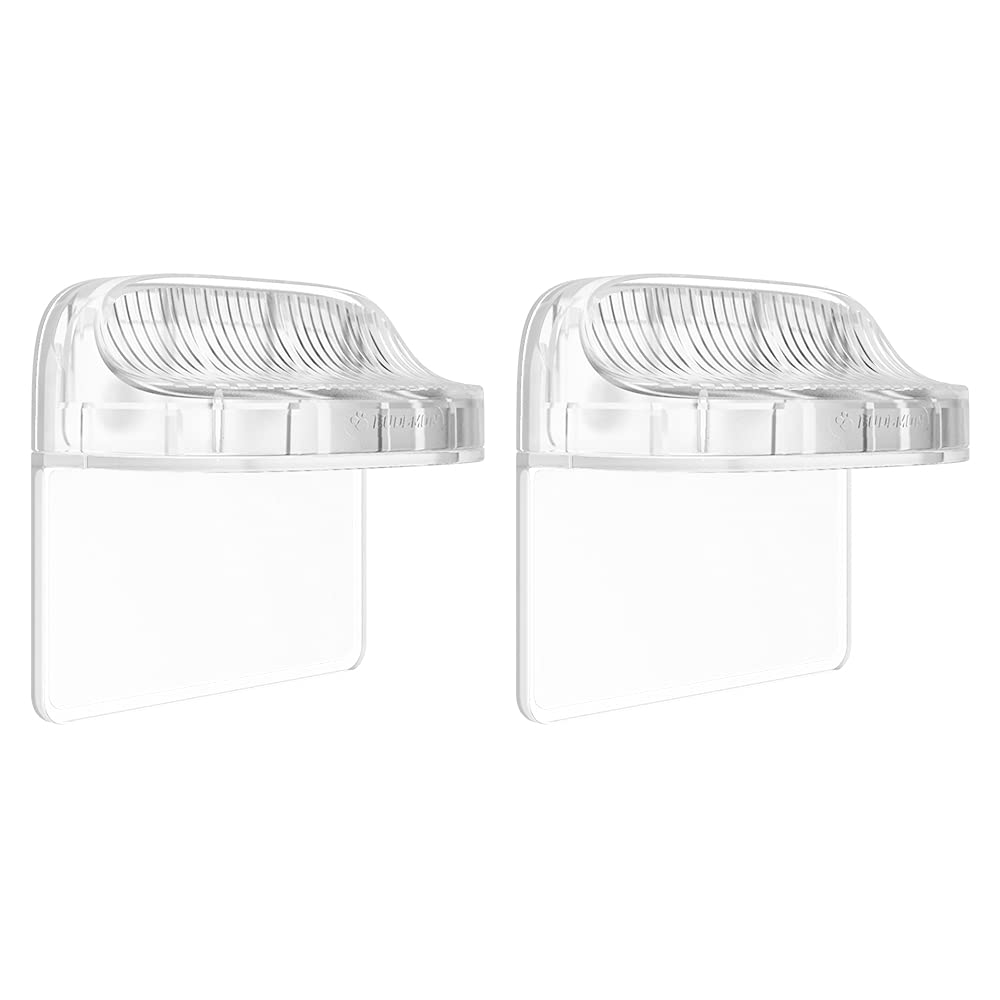 EUDEMON Baby Safety Anti-Tip Furniture Anchor Straps Furniture Anti-Tip Wall Holder for Children&Pets Childproof Anti-tip Furniture Wall Anchors Easy to Install(Transparent2 Pack)