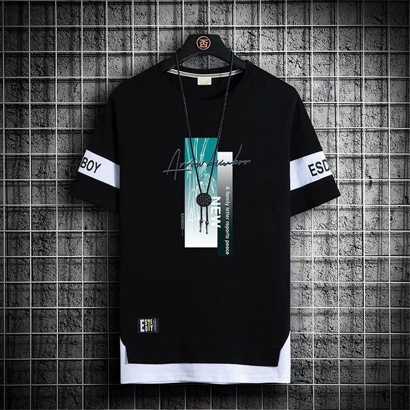 2024 Men's Korean Fashion Summer Short Sleeve T-Shirts