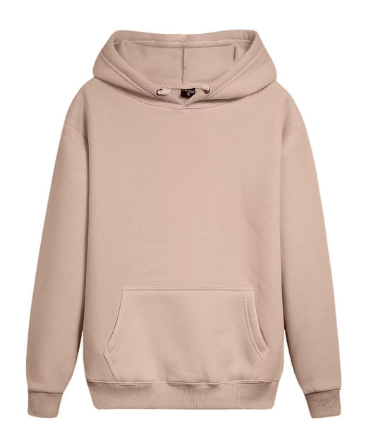 babyhealthy Womens Casual Hoodies Fleece Sweatshirts Long Sleeve Sweaters Pullover with Pocket Apricot