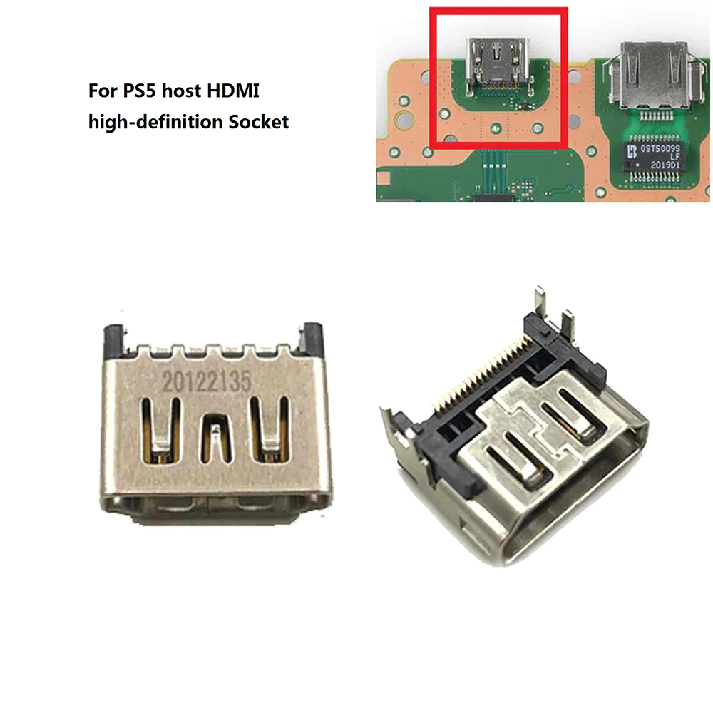 5 Pack OEM HDMI Port Connector Socket Replacement For Sony PlayStation 5 PS5 USA