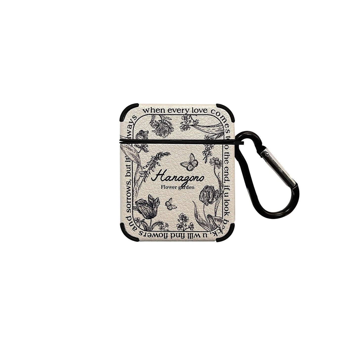 Retro French Rose AirPods Case for Wireless Earbuds