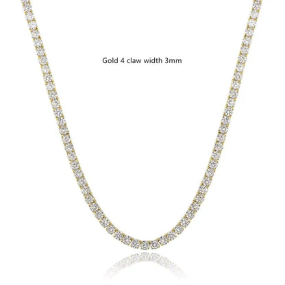 Gold Zircon Necklace