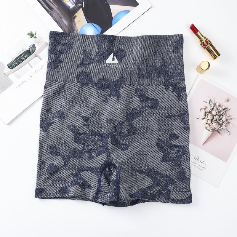 Fashionable High Waist Three-Quarter Women's Shorts