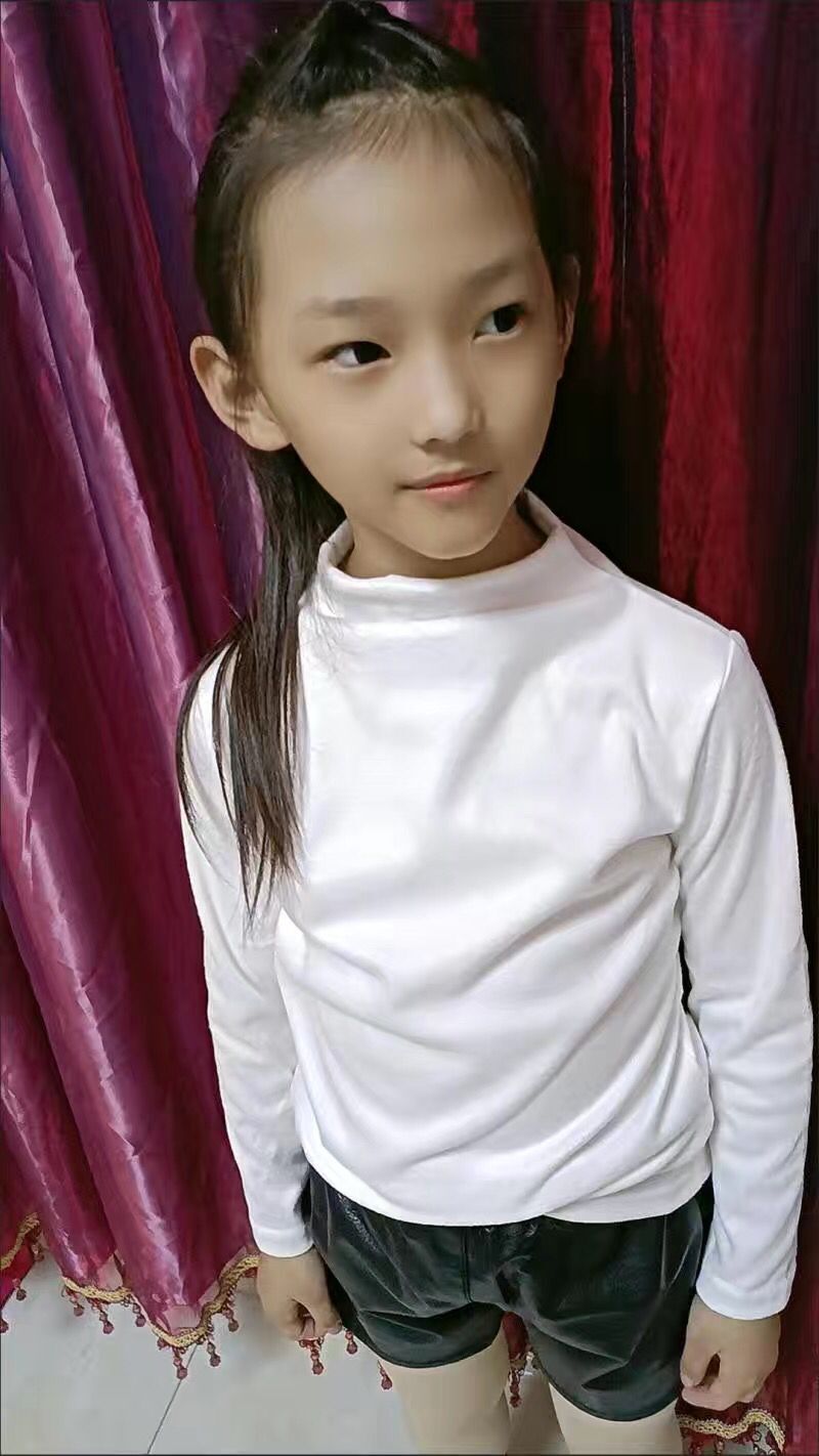 Autumn Winter Long Sleeve T-shirts for Kids and Cashmere Tops