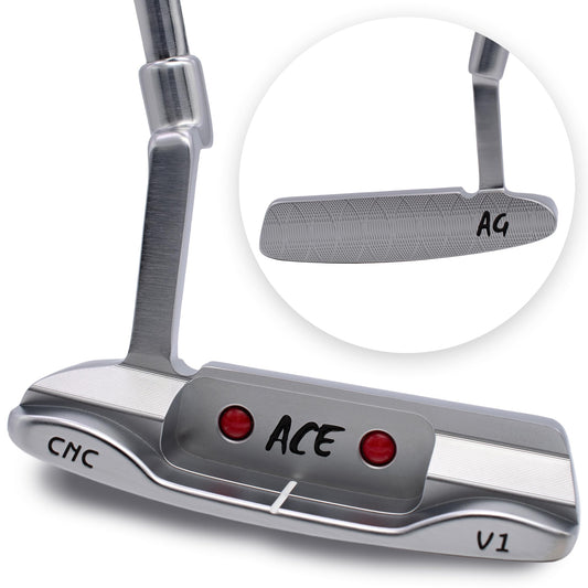 Ace Golf Clubs Putter 35 Inch - Putters for Men Right Handed - Blade Putter - CNC Milled Golf Putter with Premium Headcover
