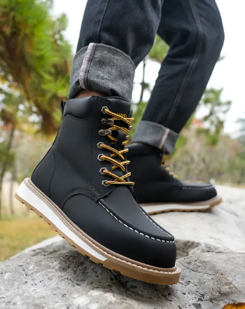 Men's Breathable Steel Toe Safety Shoes