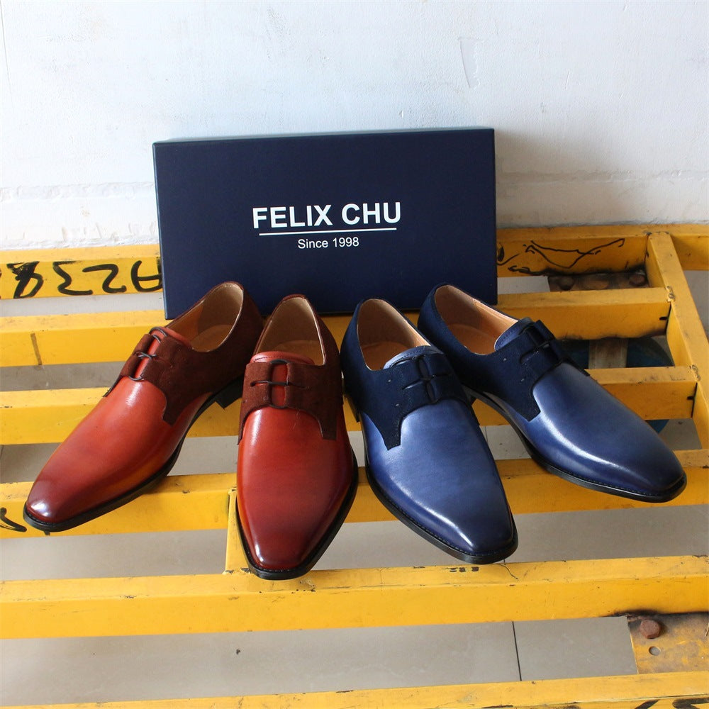 British Style Carved Leather Business Suit Shoes