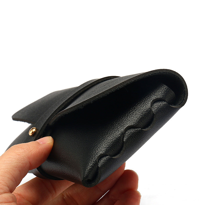 Portable Round Folding Eyeglasses Case with Magnetic Closure