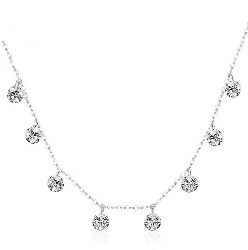 Minimalist Silver Necklace Jewelry
