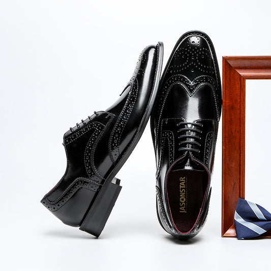 Genuine Leather British Style Business Casual Shoes
