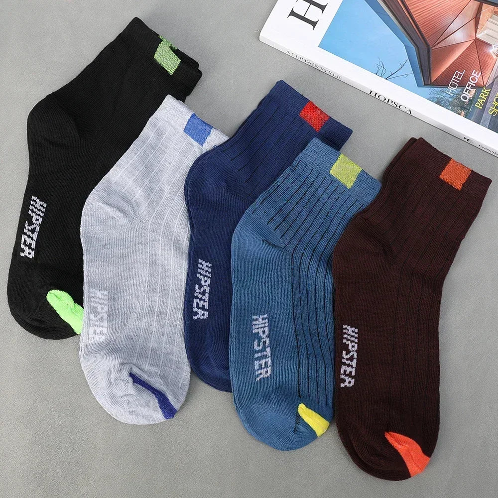 Men's Bamboo Fiber Sports Socks, Breathable & Odor-Free