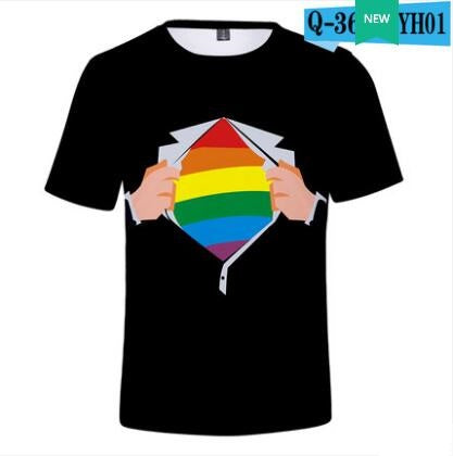 Rainbow Couple Short Sleeve T-Shirts (Matching Set)