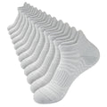 PCOIUYI 6 pairs thick ankle socks for women cushion socks women Ankle Athletic Running Socks ankle socks (5-9 GREY)