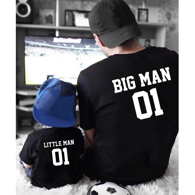 Matching Cotton T-shirts for Parents and Kids