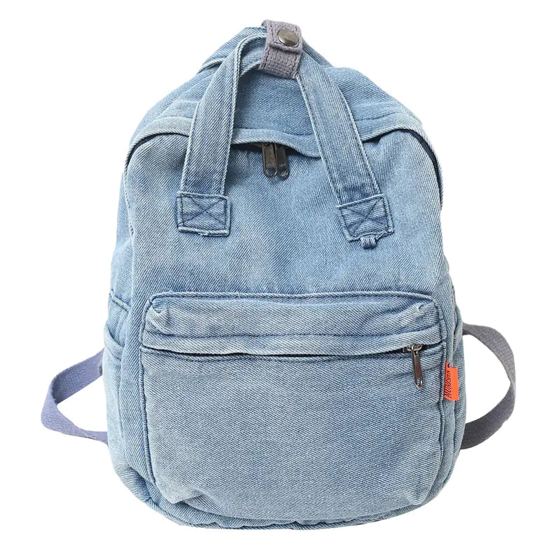 Cute Small Denim Backpacks for Women and Girls