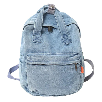 Cute Small Denim Backpacks for Women and Girls