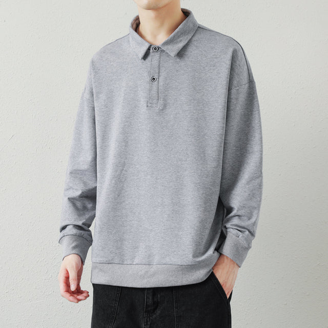 Men's Casual Vintage Long Sleeve Sports T-shirt Hoodies