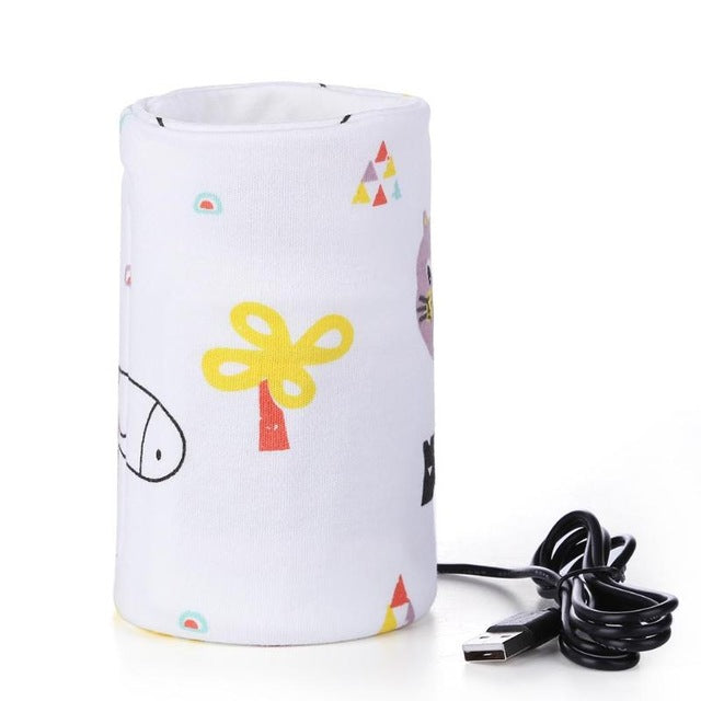 Portable USB Milk Warmer Bag for Baby Bottles