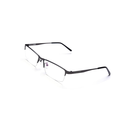 Naikomly Nearsighted Glasses -4.00 Half Frame Titanium Alloy Myopia Glasses
