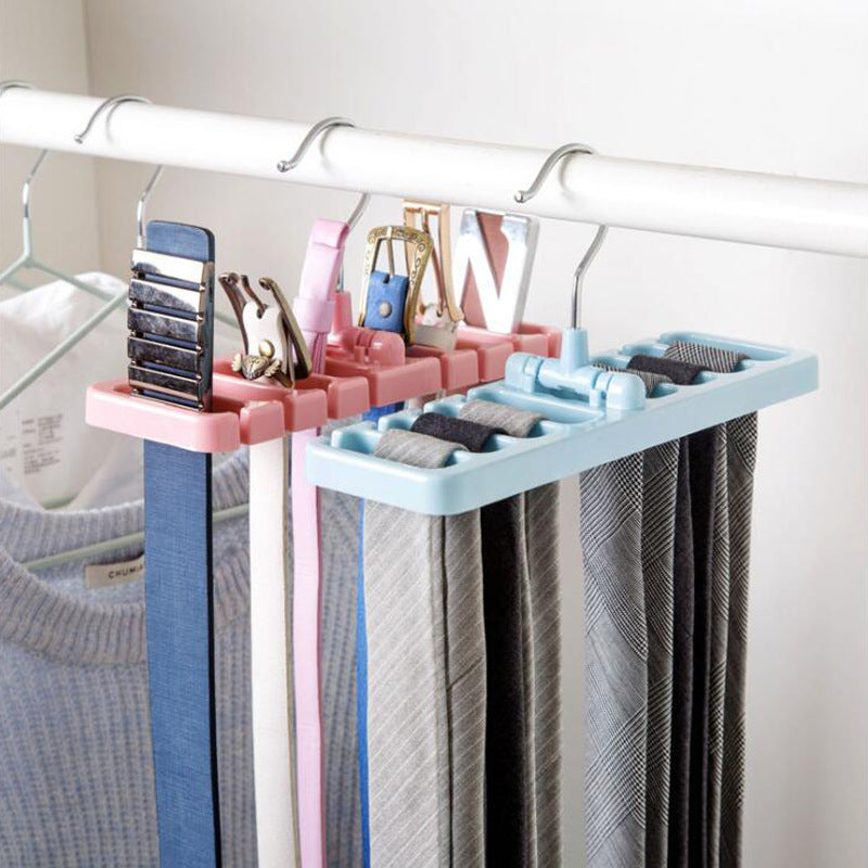 8-Card Belt Hanger for Ties, Scarves, and Belts