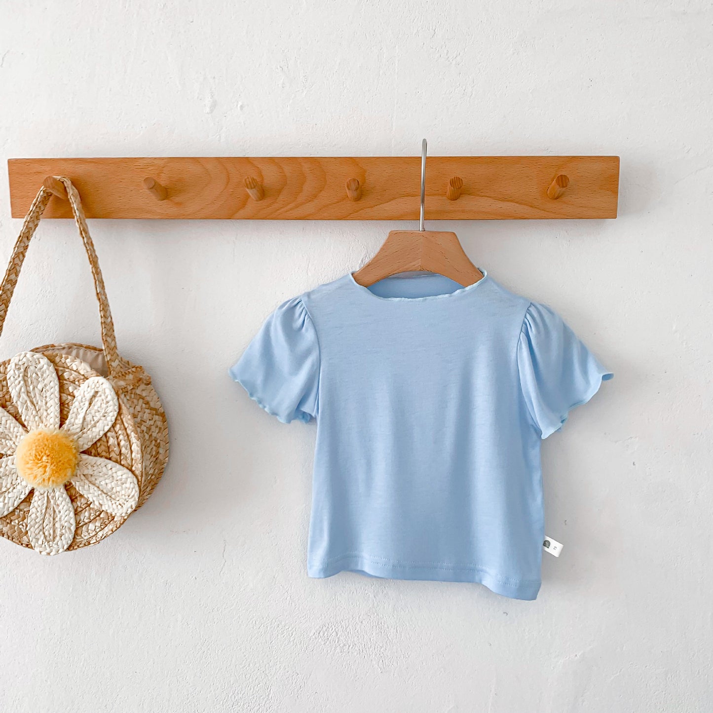 Newborn Short-Sleeved Baby T-shirt in Candy Colors