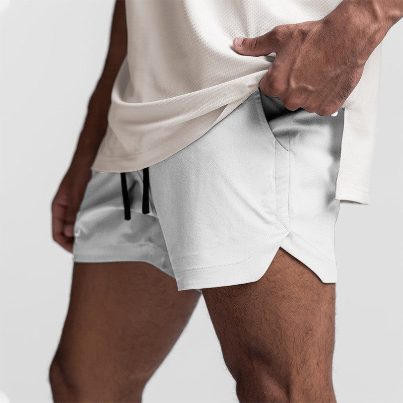 2023 Men's Quick-Dry Athletic Shorts in Solid Color
