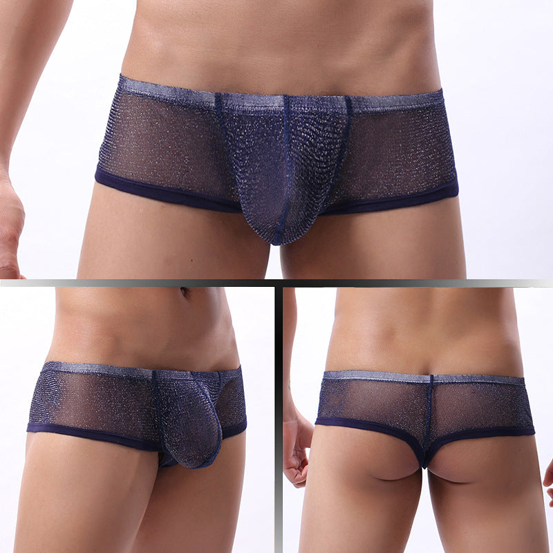 Breathable Mesh Men's Low Waist Underwear