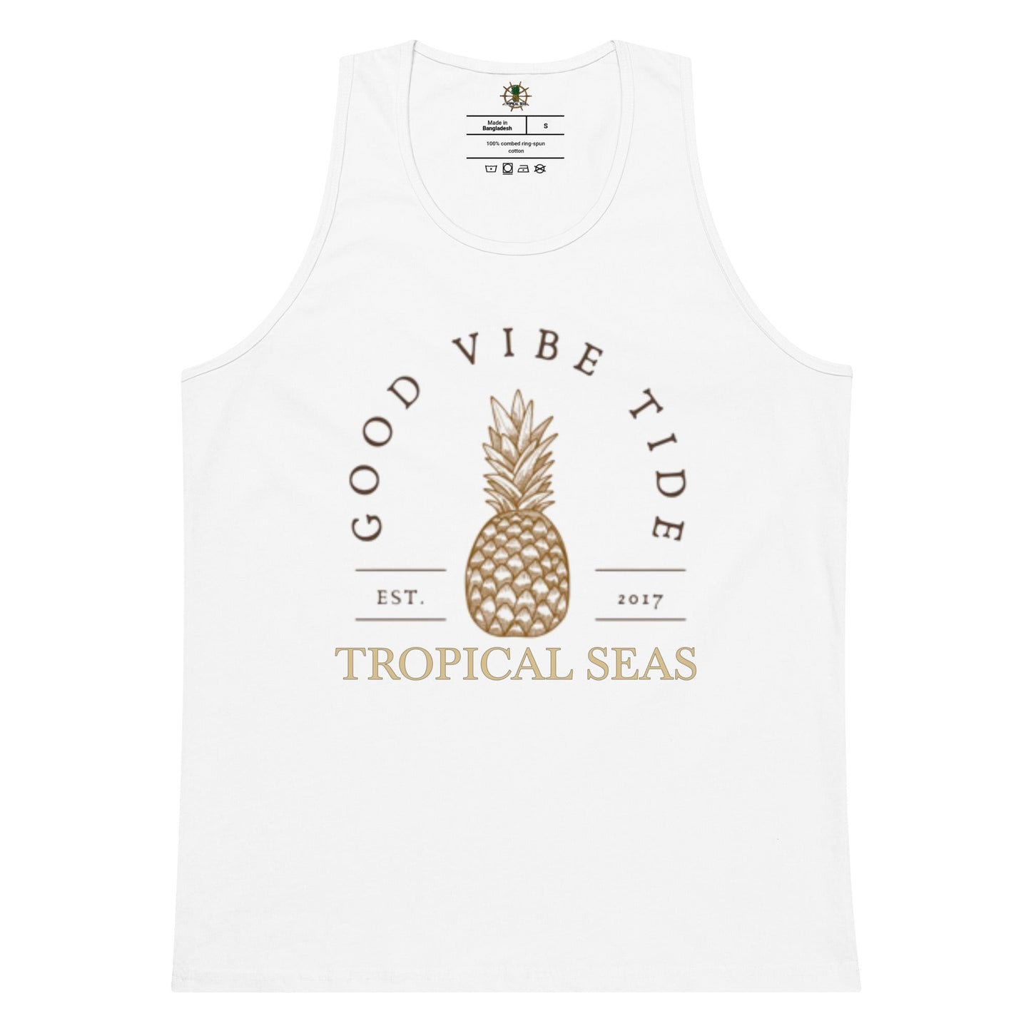 Men’s Premium Vintage Pineapple Tank Top
