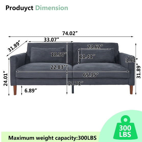 Gray Sofa Seats