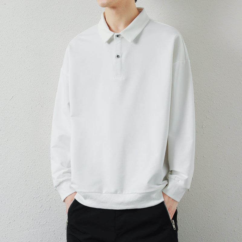 Men's Casual Vintage Long Sleeve Sports T-shirt Hoodies