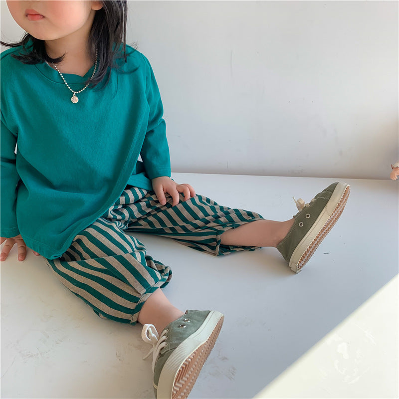 Baby Girl Western Style Long-sleeve T-shirt Top