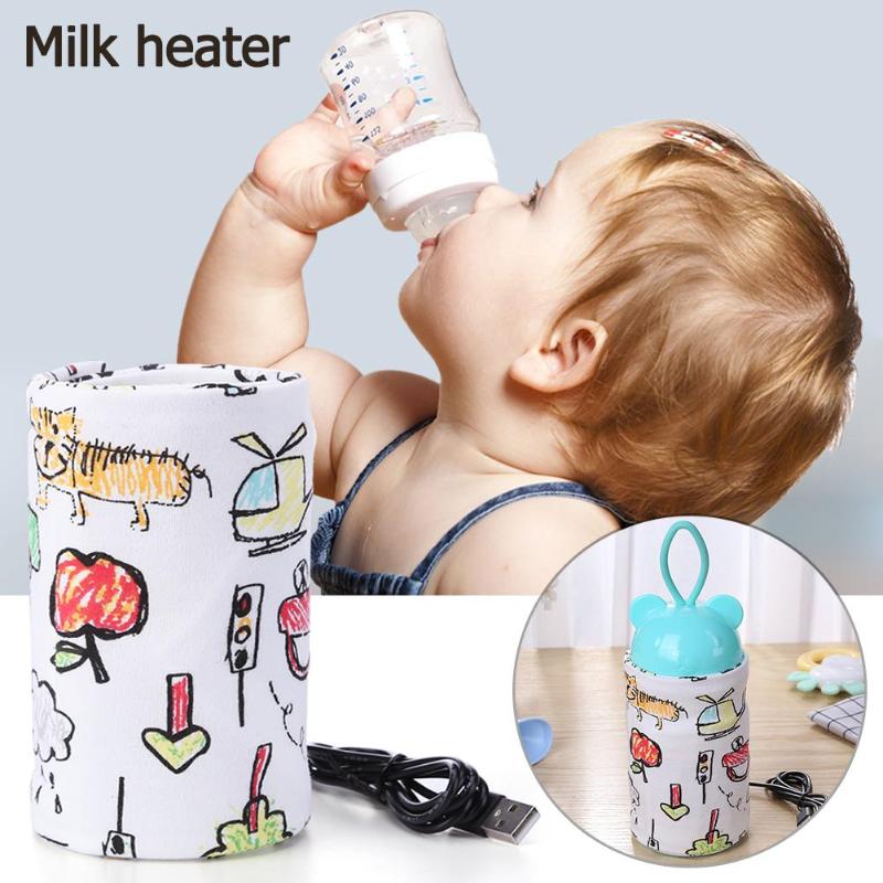 Portable USB Milk Warmer Bag for Baby Bottles
